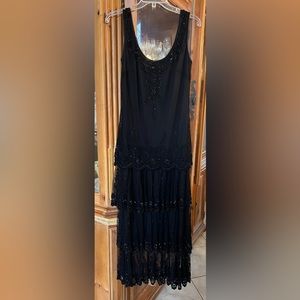 Formal beaded dress.